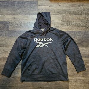 Reebok Pullover Hoodie with Wordmark Logo Men 2X